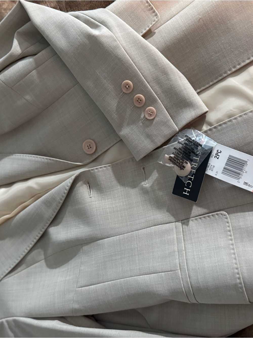 Anne Klein Suit Light Beige